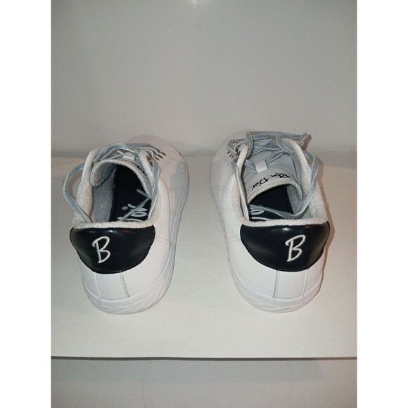 Blowfish WHITE LEATHER Blue Dov sneakers Womens 6.5 Very Nice GENTLY USED - Picture 8 of 16